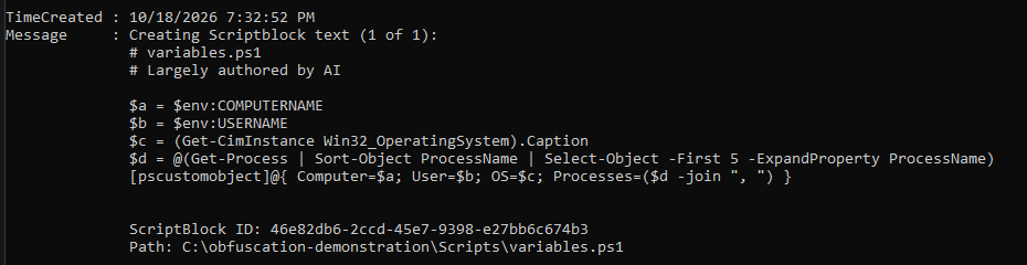 Variables-Terminal