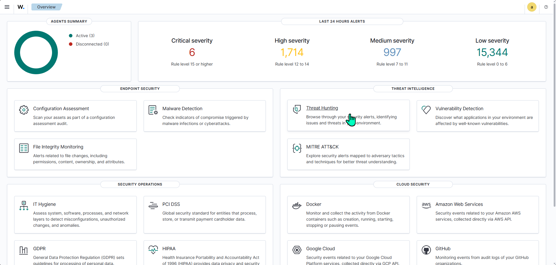Wazuh Dashboard
